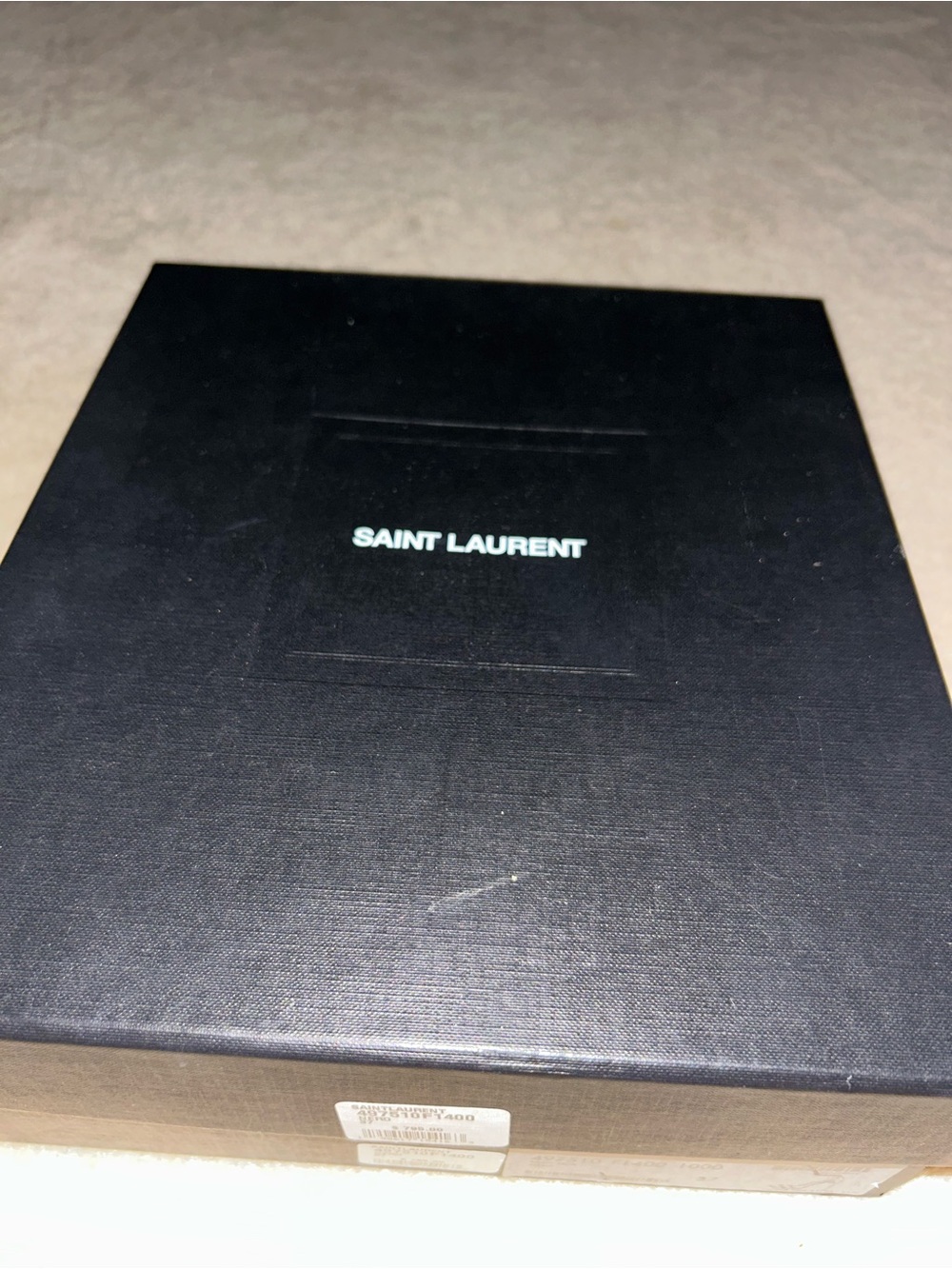 Saint Laurent Black Ankle-Strap Sandals - Picture 7 of 7